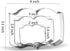 Book Cookie Cutter Set - 3 Piece Stainless Steel