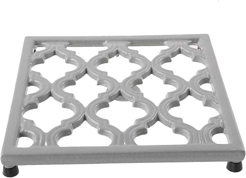 JOGREFUL Cast Iron Trivet Mats, Vintage Heat Resistant Kitchen Pot Holders for Teapot/Hot Dishes/Plates