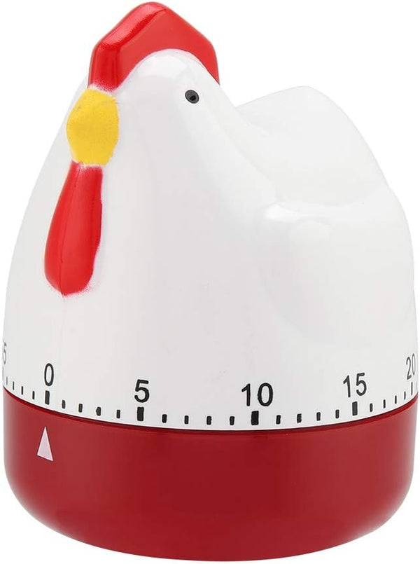 Alinory Chicken Timer, Lovely Chicken Timer Mechanical Kitchen Cooking Alarm Clock for Home