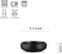 Selamica Ceramic 3.3 Inch Soy Sauce Dish Dipping Bowls Side Dishes Small Appetizer Pinch Bowls for Condiments, Sushi, Ketchup, BBQ-Set of 6(Matte Black) by Selamica