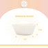 qiqee 1000 Count Mini Cupcake Liners, White Muffin Liners, Food Grade Baking Cups, Small Size