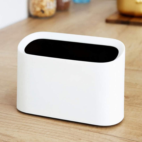 AYADA Tiny Desk Mini Trash Can, 1.5 L Desktop Waste Basket, Cute Plastic Trash Bin for Countertop