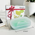 Soap Box Holder, 2-Pack Clear Soap Dish Container for Bathroom, Gym & Camping by Vonpri