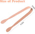 Rose Gold Mini Serving Tongs, Small Sugar Tongs Stainless Steel Ice Tongs Food Tongs Appetizers Tongs Serving Utensils for Party Tea Coffee Bar, Pack of 4 by MIDELONG