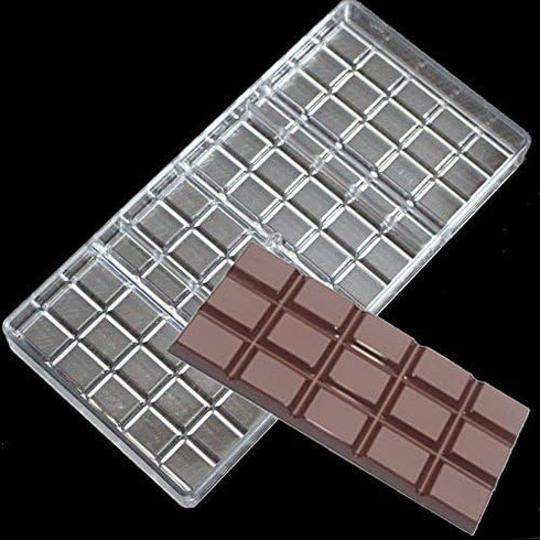 Goldbaking Chocolate Bar Maker Injection Hard Polycarbonate Mold for Candy
