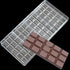 Goldbaking Chocolate Bar Maker Injection Hard Polycarbonate Mold for Candy