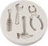 Hand Tools Silicone Mold, Construction Tools Chocolate Fondant Molds for Cake Decoration and Crafts