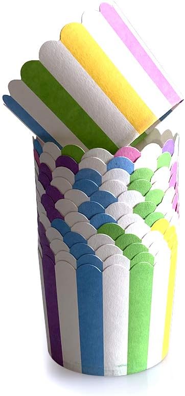 Large Paper Cake Baking Cup, Cupcake Muffin Cases Diameter 6cm, Set of 100