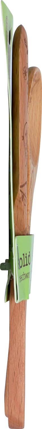 Talisman Designs Laser Etched Beechwood Jam & Spoon Set, Woodland Design, Decorative Kitchen Tool