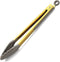 Gold Cooking Tongs - Berglander Heavy Duty Food Tongs with Silicone Tips and Titanium Gold Plating Handle