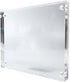 2 PCS 3-inch 2-Sided Clear Acrylic Magnetic Photo Frame, Elegant Frameless Display for Fujifilm Mini Film