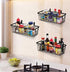 SheeChung Farmhouse Decor Metal Wire Bathroom Storage Organizer Basket Bins - for Cabinets, Shelves, Closets, Vanity
