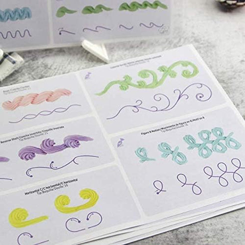 23 Sheets/Set Cake Decorating Practice Board for Cream Decorating Drawings