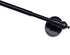 Magnetic Curtain Rods, Adjustable Appliance for Metal Doors and Windows, 16-28 Inch, Black, 2 Pack