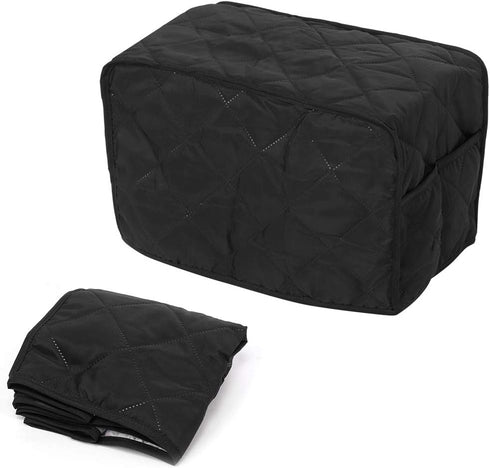 Cooker Cover Protector, Quality Polyester Pongee Dust Cover for Electrical Appliances (Black, 40.6 * 23 * 25.4cm)