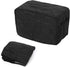 Cooker Cover Protector, Quality Polyester Pongee Dust Cover for Electrical Appliances (Black, 40.6 * 23 * 25.4cm)