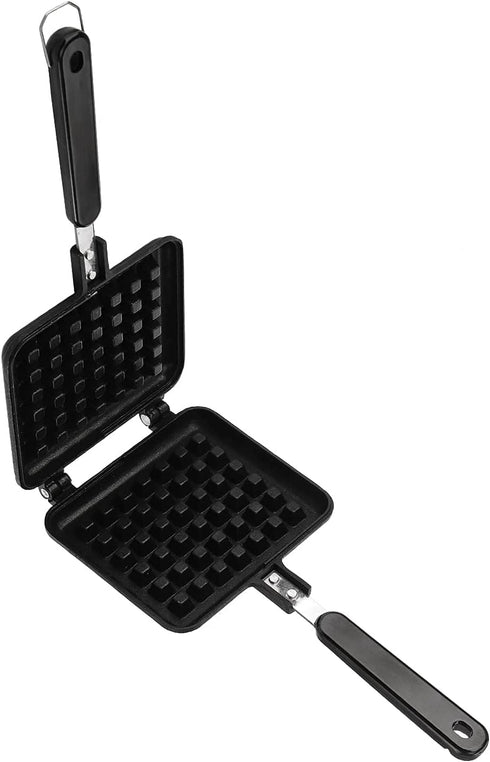 Mini Waffle Maker Pan Waffle Nonstick Coating Waffle Baking Mold Plate Stovetop Waffle Skillet for Belgian Waffle Sandwich Toaster by Generic