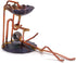 Handmade Metal Figurine Plumber, Unique Desk Accessories and Office Decor, Recycled Metal Sculptures Made in The USA