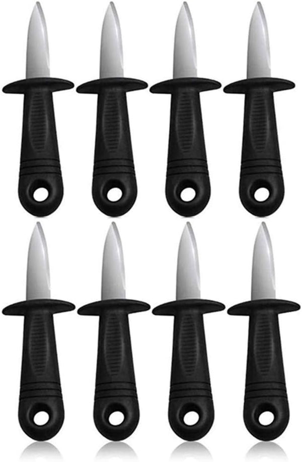 Dhieong 8 Pack Oyster Knife Oyster Shucking Knives - Food Grade Stainless Shucker
