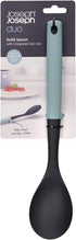 Joseph Joseph Duo Slotted Spoon with Integrated Tool Rest Hygienic Design, Heat-Resistant Nylon Head, Ideal for Non-Stick Cookware, Opal