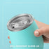 Swig Life 14oz Stemless Wine Cup - Insulated Wine Tumbler with Lid, Stainless Steel Travel Tumbler (White)