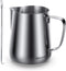 Milk Frothing Pitcher, 600ml 20oz Thicker Version Stainless Steel for Coffee Cappuccino Latte Art
