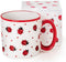 Ladybug Collection - Adorable Ladybug Coffee Mug, Inexpensive Gift Item, 13 Fl oz