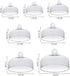 HEMOTON Glass Cake Dome, XL Clear Cloche Cake Display Cover with Knob Handle