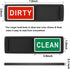 Dishwasher Magnet Clean Dirty Sign, Kitchen Message Sign with Adhesive Stickers Slide Indicator for Dishes/Washing
