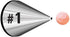 Wilton Round Cake Decorating Tip Pkg #1