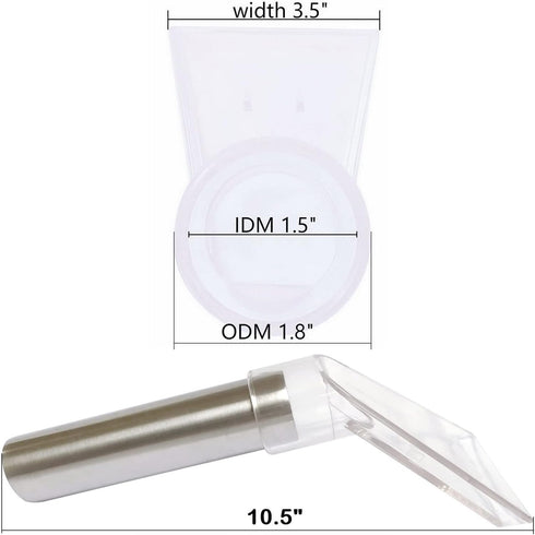 Shop Vac Extractor Attachment for Upholstery & Carpet Cleaning, Hand Wand with Viewing Head for Auto Detailing