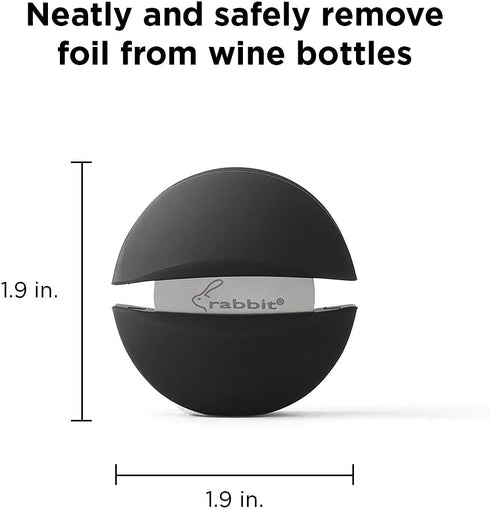 Rabbit Wine Bottle Foil Cutter, 1 EA - W6113 (Black)