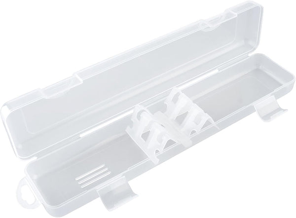 OriGlam Transparent Tableware Storage Case, Portable Flatware Utensil Box, Clear Cutlery Organizers for Travel Camping