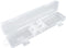OriGlam Transparent Tableware Storage Case, Portable Flatware Utensil Box, Clear Cutlery Organizers for Travel Camping