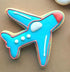 Air Travel and Flying Cookie Cutters - 2-Pc Set Made in USA by Ann Clark, Airplane, Cloud