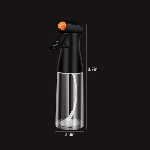 7oz Glass Oil Sprayer, Olive Oil Mister, Food Grade Portable Refiilable Oil Vinegar Spritzer Sprayer Bottles for Air