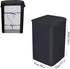 Washing Machine Cover, Washer/Dryer Cover for Top Load, Dustproof Waterproof Full-Automatic/Wheel Washing Machine Cover, for Indoor/Outdoor Top Load Washer Parts & Accessorie(Black)(S-20W21D33H)