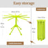 Ourokhome Collapsible Pasta Drying Rack, Plastic Foldable Noodle Hanger for Kitchen with 10 Arms.