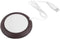 USB Cup Warmer Coaster, Coffee Mug Warmer for Desk, Dark Wooden Grain Heat Pad