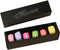 Macaron Box, Chocolate Container for 6 Macarons, 10 Packs Gift Boxes without Macaron (Black)