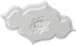 PME Creative Set of 4 Plaque Rose & Plain Embossing Plunger Cutters