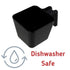 Carlisle 20 Oz. Black Polycarbonate Portion Cup