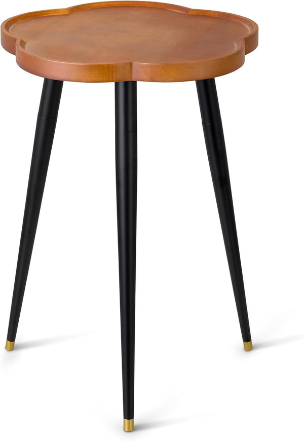 KINNARY Plant Stand Indoor, Wood Plant Table Plant Holder with Raised Design,Heavy