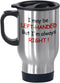 FUNNY KIDS' Travel Mugs, I May be Left-handed But I'm Always Right, Cute Birthday Gifts for Left-handed People