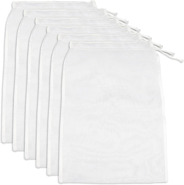 Aecsze 6 PCS Nut Milk Bag Filters, 812 Inch Fine Mesh Cheese Cloth