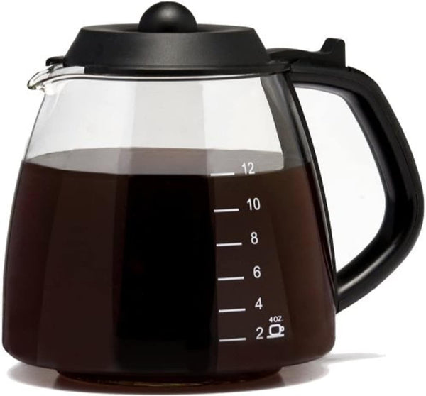 12 Cup Millennium Style Carafe, Black by Medelco GL312