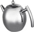 Stainless Steel Tea Kettle, 50 oz (1.5L) Teapot with Removable Infuser Filter for Coffee and Tea