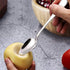 4 Piece Colorful Stainless Steel Grapefruit Spoons, 6.5 Inch Metal Spoons for Dessert, Fruit, and Salad