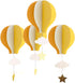 AZOWA Large Size Orange Hot Air Balloon Decorations - Pack of 8