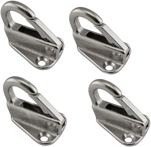 Spring Snap Attach Rope Hook - Stainless Steel 316 Fender Spring Hook for Marine Clothes Boat Hardware Accessories
